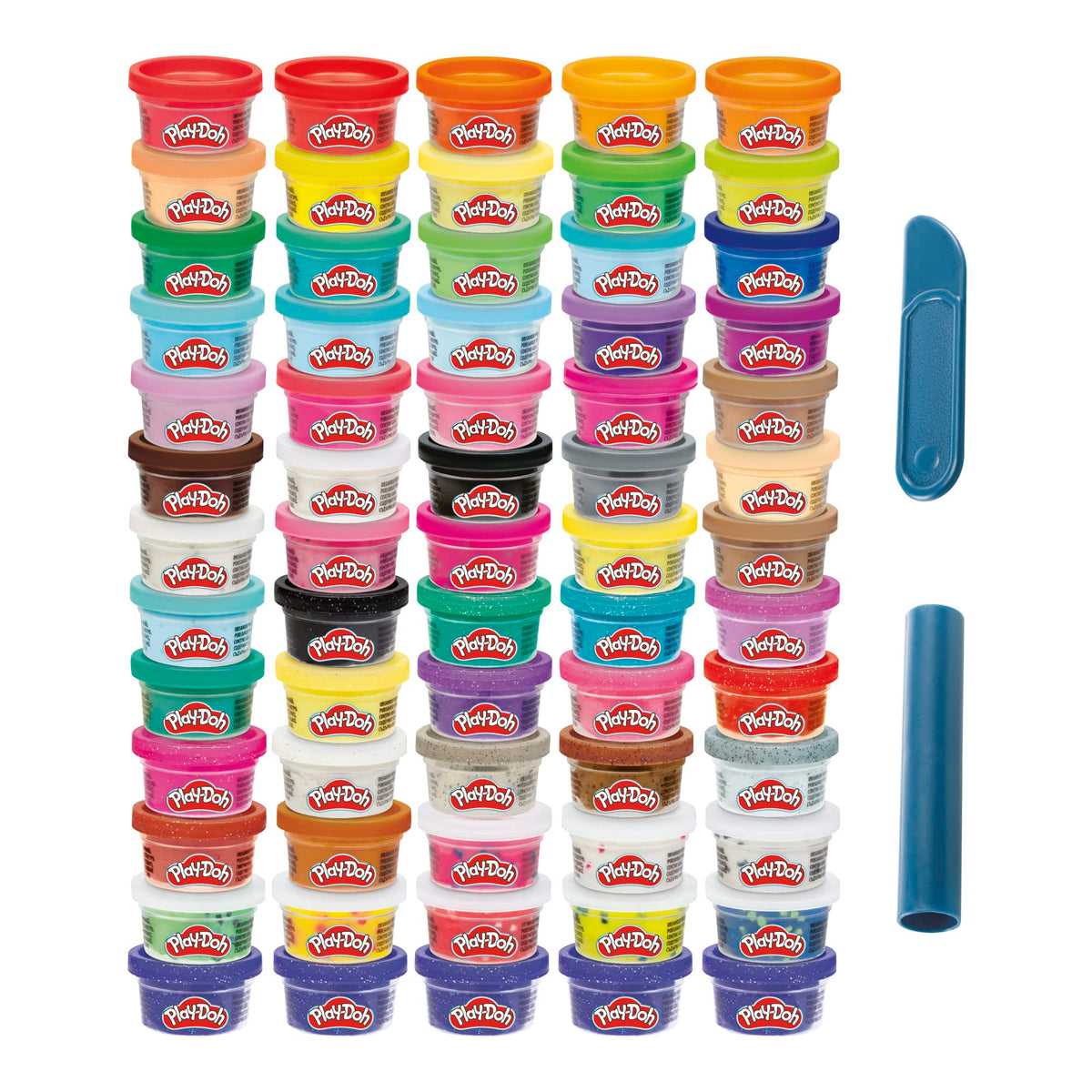 Play-Doh Ultimate Color Collection 65-Pack of 1-oz Cans, Includes Sparkle, Confetti & Color Burst, Back to School Classroom Supplies, Preschool Toys, Ages 2+ (Fanci Exclusive)