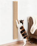 Aechonow 34" Cat Scratching Post on Wall for Large Cats, Wall Mounted Wood Cat Scratcher Furniture for Indoor Cats, Tall and Sturdy Corner Climbing Pole