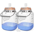 1 Gallon/128 OZ Large Fermentation Jar, Mead Making Kit, Pickle Jars, 2 PCS