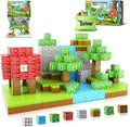 Large Magnetic Blocks 1 inch Magnetic Building Blocks for Kids Age 3-5 5-7 6-8, Magnet Learning Sensory Toys, Game Inspired Building Craft, Holiday Toys Easter Gifts, Mine Magnet World Stacking Cubes