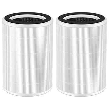 Replacement Filter Compatible With ECOSELF HAP604 Air Purifier | 3-In-1 Air Filter, H13 Efficiency Activated Carbon Filtration Hepa, 2-Pack