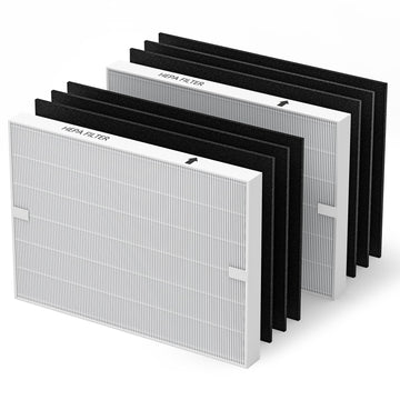AP-1512HH Air Purifier Replacement Filter Set for Coway Airmega AP-1512HH and and Airmega 200M air Purifier, 2 HEPA and 6 Carbon Filters, Compared to Part #3304899