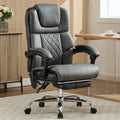 Massage Office Chair 6 Points 500lbs with Footrest,reclining Desk Chair with Vibration Heat,executive Big and Tall Chair for Heavy