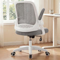 Neo Chair Office Desk Chair, Ergonomic Mesh with Flip-up Armrests, Grey, Mesh Chair