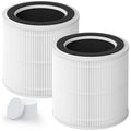 AP02 Replacement Filter Compatible with WESTHEY AP02 Air Purifier, 3-in-1 H13 True HEPA Filter with Activated Carbon, 2 Pack