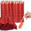 Soeos Disposable Bamboo Chopsticks, 200 Sets, Natural Wooden Chopsticks, Individually Wrapped, Splinter-Free, Lightweight & Durable