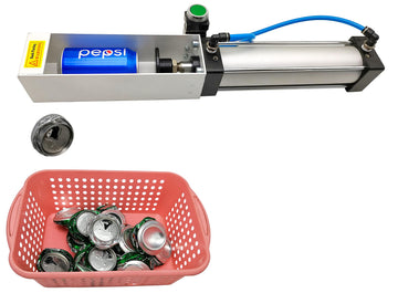 NKAIKE Can Crusher With Heavy Duty air Cylinder for Aluminum Soda Beer Can, Eco-Friendly Recycling Tool