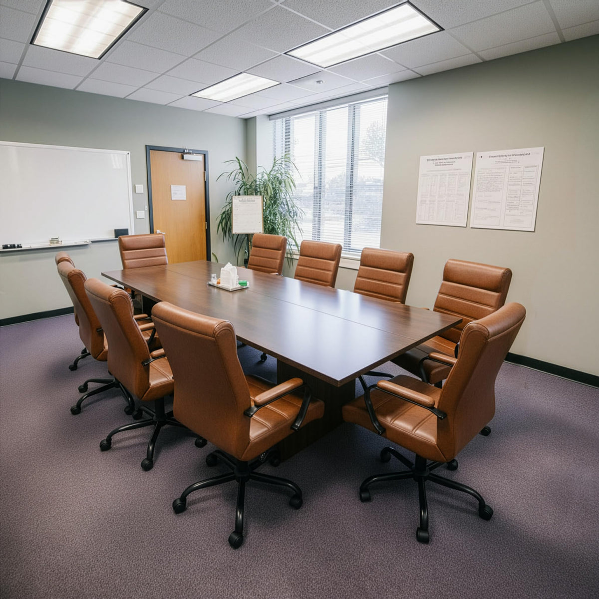 Bowthy Office Desk Chair,modern Leather Conference Room Chairs,high Back Home Ofiice Chair,adjustable Height Swivel Executive Computer Chair