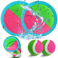 Jalunth Ball Catch Set Game Toss Paddle - Beach Toys Back Yard Outdoor Games Pool Backyard Target Throw Catch Sticky Set Age 3 4 5 6 7 8 9 10 11 12 Years Old Boys Girls Kids Easter Gifts Blue