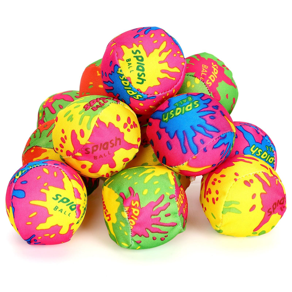 2 Inches Water Splash Balls, Mini Beach Absorbent Ball, Splash Balls for Pools, Water Ball for Beach Party Favors, Children Summer Soaking Games