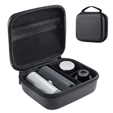 TiMOVO EVA Carrying Case for Shark ChillPill, Adjustable Divider Storage Bag for Fan & Accessories, Portable Hard Shell Travel Protective Holder, Black