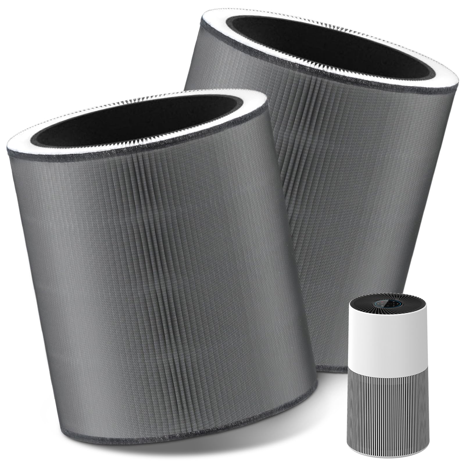 C610 Replacement Filter Z Compatible with Winix C610 Air Purifier, Compares to Part #1712-0121-00, 3-in-1 Edge-binding Process Filtration Filter, 2 Pack