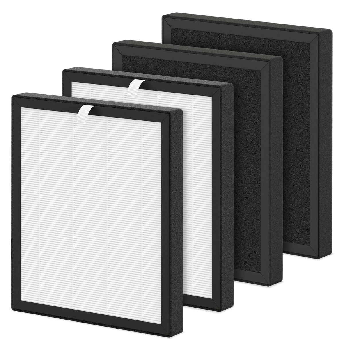 ZX001 Replacement filters Compatible with Anegoe ZX001 Air Cleaner Purifier for Home Large Room Up to 2500 Ft², 4 Pcs 2 Sets