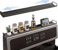 Magnetic Over the Stove Shelf, 16" to 30" Extendable Steel Spice Rack for Back of Stove, Above Oven Storage Organizer, Stove Top Shelf for Kitchen Range, Heat Resistant Ledge for Spices & Oils