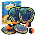 Toss and Catch Ball Game with Soft Balls & Sticky Baseball Gloves - Toys for Indoor, Outdoor, Yard, Beach, Pool, Camping - Birthday Gift for Boys, Girls, Toddler, Kids Ages 3-12 - Green