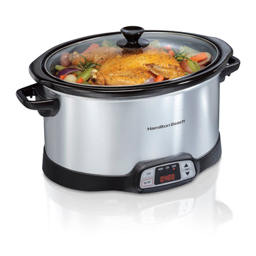 Hamilton Beach Set & Forget 8 Quart Programmable Slow Cooker
