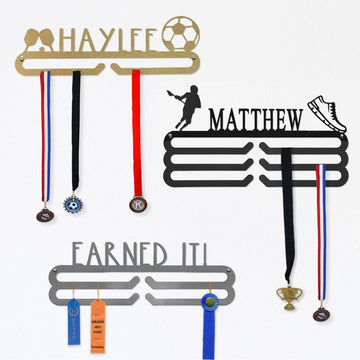 Medal Hanger Display Holder Rack for Awards or Ribbons - Medal Holder Medal Display Medal Holder Display Medal Rack Running Medal Display Medal Holder for Wall Medals Display Hanger Awards Hanger