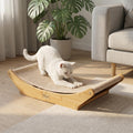 Sisal Cat Scratcher Bed, Cat Hammock Lounge, Cat Furniture & Nail File Scratcher, Scratching Post for Indoor Adult Cats