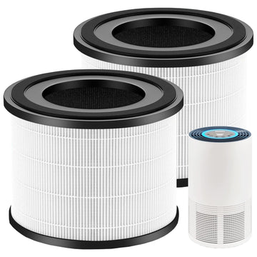2 Pack MAF-02 Replacement Filter for Miko IBUKI M Air Purifier MA-02CW, 3 IN 1, H13 True HEPA with Activated Carbon and Pre-Filter