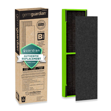 GermGuardian Air Filter B, Genuine Toxin Clear HEPA Replacement Air Purifier Filter, Removes 99.97% of Pollutants, Common VOCs, Household Toxins, AC4825, AC4300, AC4880, AC4900, CDAP4500, FLT4825VO