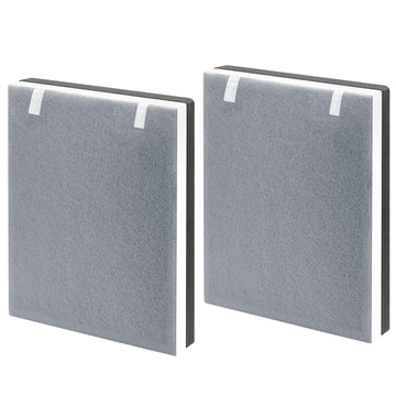 2 Pack Vital 100 Replacement Filter for LEVOIT Air Purifier, 3-in-1 HEPA Replacement Filter and High-Efficiency Activated Carbon Filter Set, Part Number Vital 100-RF