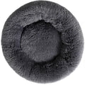Cat Bed Plush Donut Dog Bed Fluffy Calming Pet Bed Dog Round Bed Cat Round Bed Warm Kitten Nest Rabbit Cave Kitten Bed Ideal for Small 3KG Pet