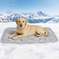 Dog Cooling Mat Q-Max>0.4 Self Cool Pad for Dogs and Cats with Anti-Slip Bottom, Washable Portable Pet Sleeping Pad for Summer?Larger Size 39.4" *27.6"