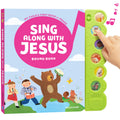 Sing Along with Jesus Christian Sound Books for Kids - 6 Bible Songs for Toddlers, Christian Gifts for Kids, Baby Bible for Baptism, Christening, Dedication Gifts, Sunday School, Preschool Homeschool