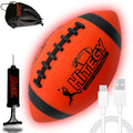 Glow in The Dark Football Light Up Football | USB-C Rechargeable LED Ball with Pump | Night Game Ball for Indoor & Outdoor Play | Gift Ready for Boys & Kids