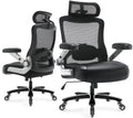 500lbs Big and Tall Office Chair- Heavy Duty Large Executive Office Chair with 3d Flip Arms- Ergonomic Mesh High Back Computer Desk Chair,