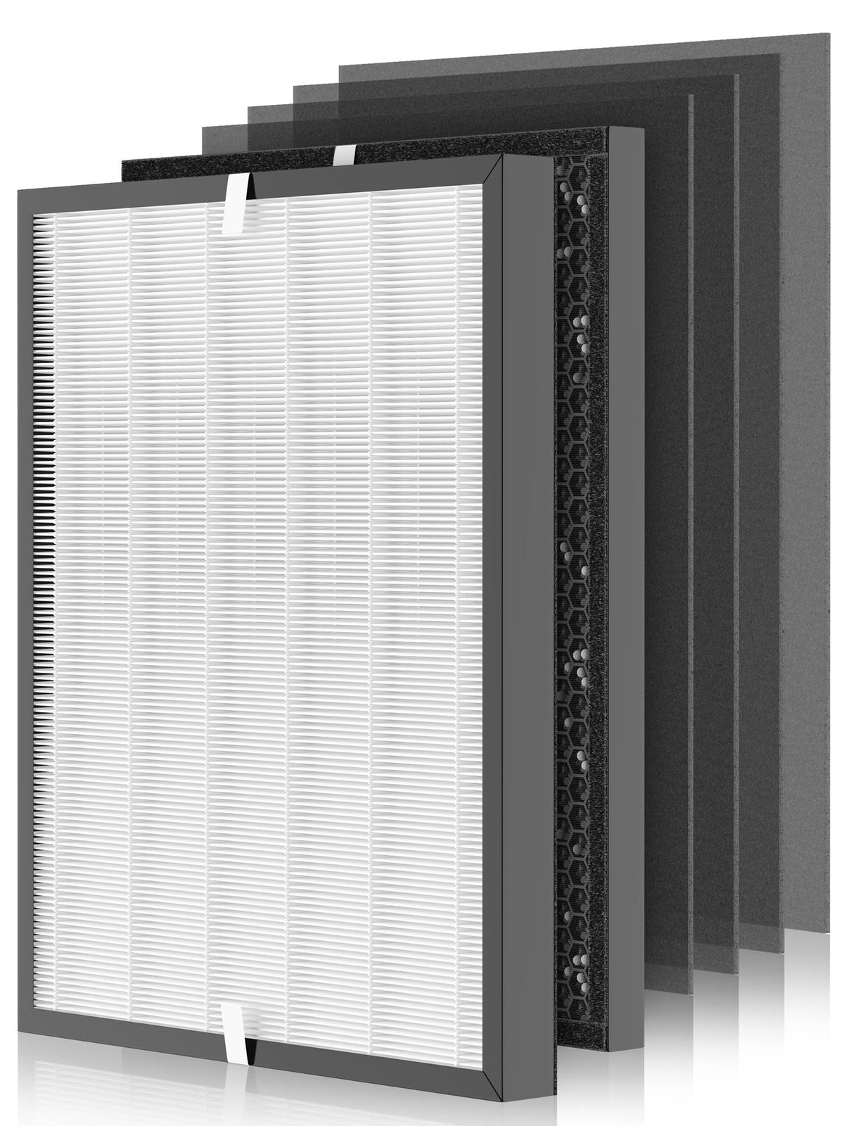 3000 Replacement Filters Compatible with Air Doctor 3000 Air Purifier, 1 Premium Filter + 1 VOCs Filter + 4 Pre-Filters, Compare to ADF3001 ADF3002 ADF3003, 6-Pack