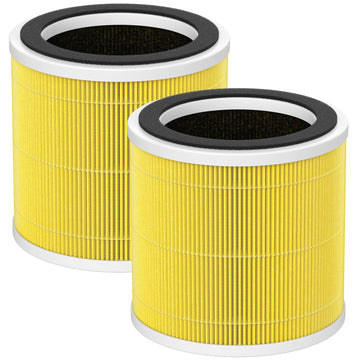 2 Pack PX500 Pet Care Replacement Filter Compatible with Purivortex PX500 Air Purifier, 3-in-1 PX500 Air Filter, Yellow
