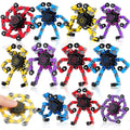12PCS Transformable Fidget Spinners for Kids Adults,Deformable Chain DIY Robot Spinner Sensory for Boys Girls,Fidget Toys for Party Favors Birthday Gifts