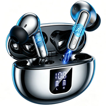 AI Translation Earbuds Real Time-199+ Language Translator Earbuds,Simultaneous Interpretation Translator Ear Buds,No Subscription Audifonos Traductores Inglés Español,AI Translating Earbuds for Travel