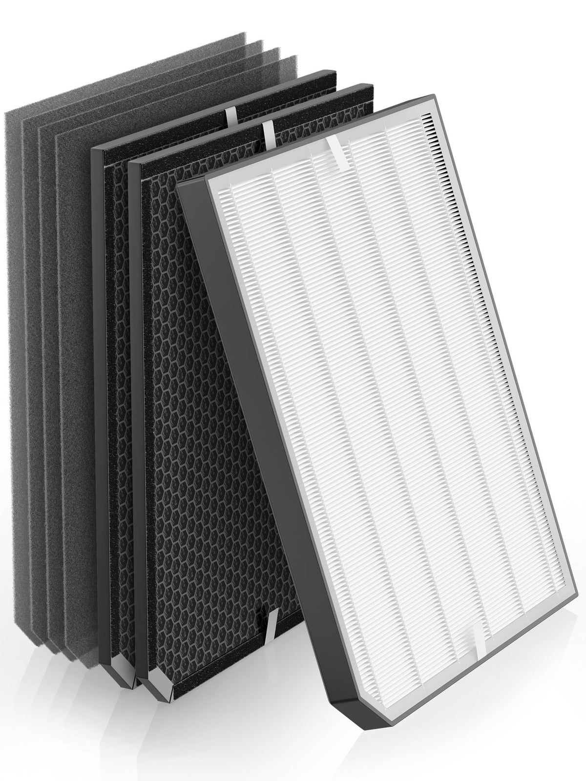 2000 Replacement Filter Compatible with Air Doctor 2000 / 2000i Air Purifier – Includes 1 Premium Filter, 2 Activated Carbon Filters, and 4 Pre-Filters – Compare to ADF2001, ADF2002, ADF2003