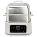 Electric Food Steamer 12.7?QT, Double-Tier 8-in-1 Vegetable & Meal Steamer, Stainless Steel, Timer & Keep Warm, Boil-Dry Protection, Healthy Cooking Kitchen Steamer