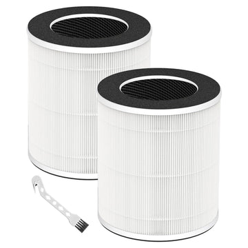 AP201 Replacement Filter Compatible with DAYETTE AP201 Air Purifier 3-in-1 Pre-Filter HEPA & Activated Carbon Filter for Bedroom Home Large Room, 2 Pack
