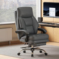 Criss Cross Office Chair, Flip Armrests for Pets & Cross Sitting Footrest, 26.5' x 28.7'' x 45.28''(L x W x H), Grey