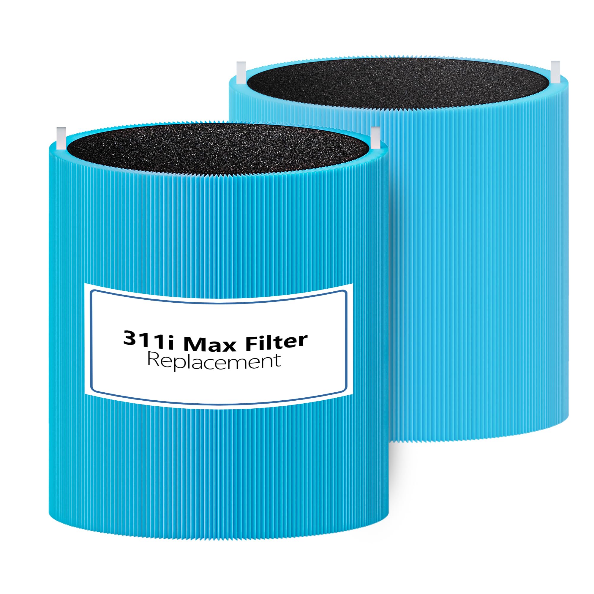 Blue Pure 311i MAX AllergenBlock Replacement filter Compatible with Blueair 311i Max Air Purifier, H13 True HEPA with Activated Carbon Air Filter,Blue Pure F3MAX, Not for 311 i+ Max