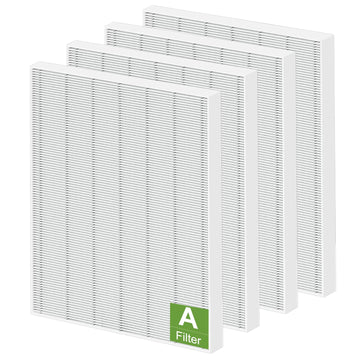 4 Pack 115115 Replacement Filter A Size 21 - Compatible with Winix PlasmaWave Air Purifier C535 5300 5300-2 6300 6300-2 P300 AM90 C909 9800, C535 Filter A