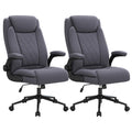 Ralex-chair 2 Pack Big and Tall Office Chair -500 Lb Heavy Duty Office Chair for Big Man, Fabric High Back Executive Office Desk Chair with