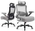 600lbs Big and Tall Office Chair, Heavy Duty Executive Computer Desk Chair, X-Large, Grey