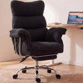 Dowinx Big and Tall Office Chair, Ergonomic Desk Chair with Thick Cushion, Wide Seat & Armrests Computer Gaming Chair,high Back Reclining Teddy