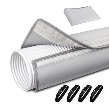 Portable AC Hose Insulation Sleeve, Portable Air Conditioner Hose Insulated Cover Wrap for 5" & 5.9" Diameter Exhaust AC Hose Duct, Gray, 1 Pack