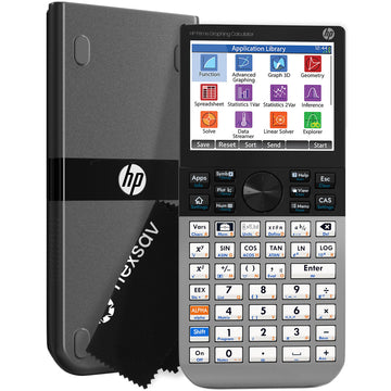 HP Prime G2 Graphing Calculator – Multi-Touch 3.5" Color Display CAS Exam Approved SAT/AP/IB Scientific Calculator for School, Highschool, College Students – Programmable, 256MB, Includes Case + Cloth