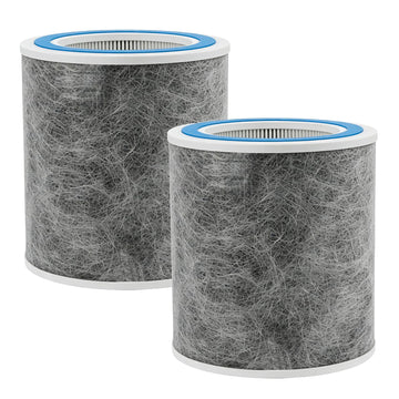 HP102 Replacement Filter Compatible with Shark Air Purifier HP100, HP102, HP132, HP152, HP153, HP102PET and 3-in-1 Models HC450 HC451 HC452 HC455, Part #HE1FKPET, HE1FKBAS, 2 Pack