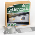 Aluminum Insulation and Leaf Guard Mesh Cover for Portable Air Conditioner Window Vent Kit, Heat Insulation Aluminum Layer with Mesh Vent Cover Reflecte Sunlight, Keep Out Leaves & Debris