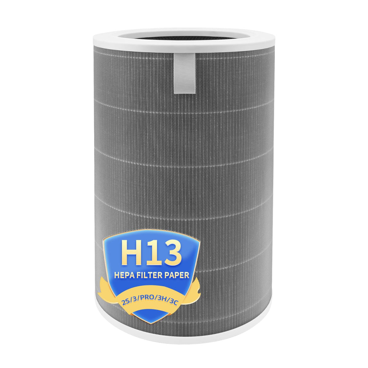 M8R-FLH Replacement Filter Compatible with Xiaomi 3/3C/3H,2C/2H/2S/Pro Air Purifieri,H13 HEPA 3-Layer Filteration Activated Carbon Filter