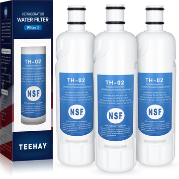 TEEHAY W10413645A EDR2RXD1 Water Filter 2 Replacement, 3 Pack