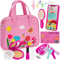 Officygnet Play Purse Toy for Girls 3+ Years Old, Toddler Purse Girl Toys with Pretend Makeup Kit, Pretend Princess Play Toy for Little Girl, Birthday for Toddler Girls Age 3+